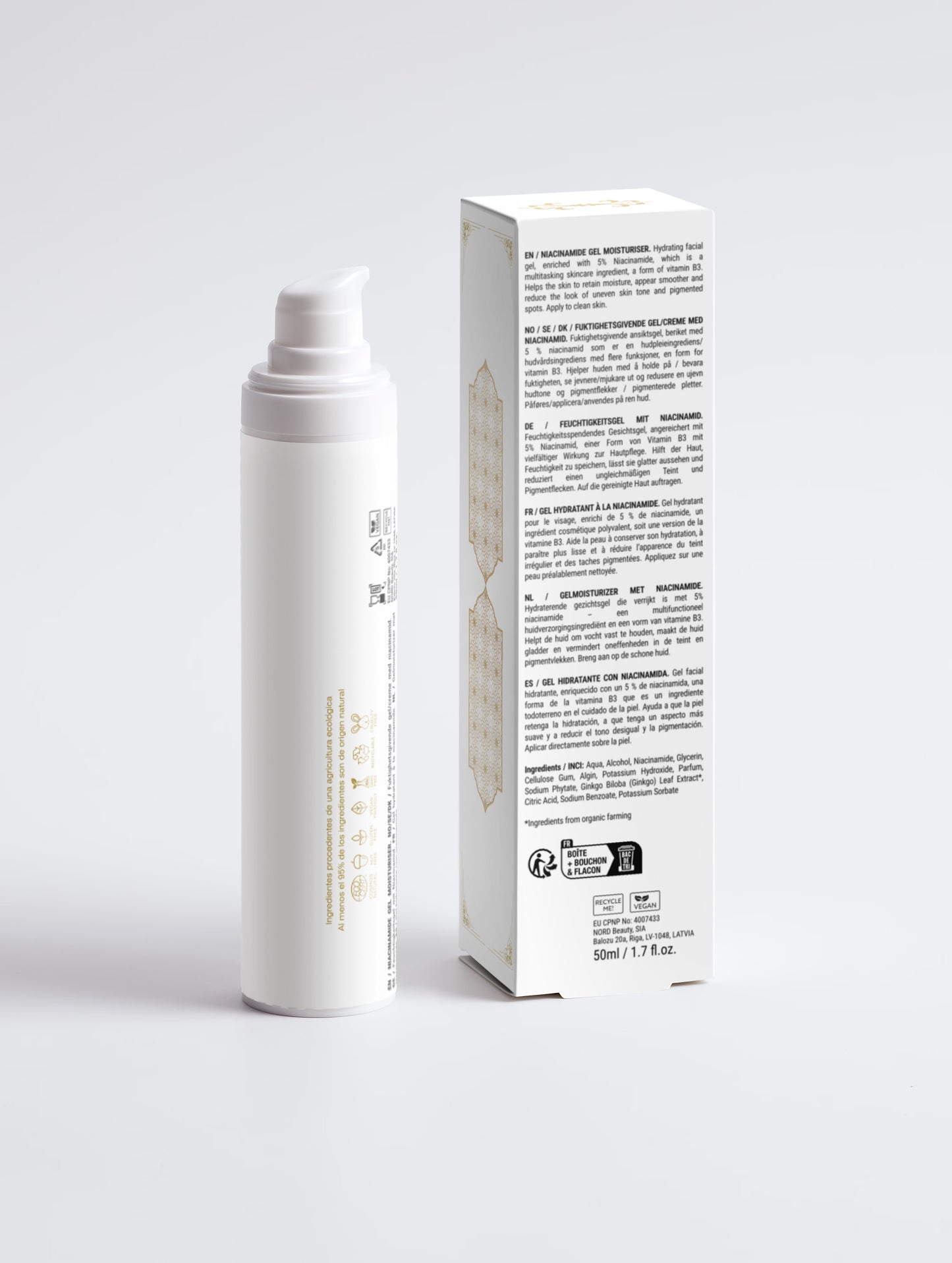 Gel Facial Hidratante con Niacinamida